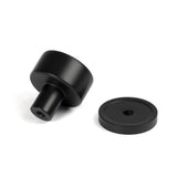 From The Anvil - Matt Black Kelso Cabinet Knob - 25mm (Plain) | Sku. 50337 | Trade Door Handles.