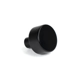 From The Anvil - Matt Black Kelso Cabinet Knob - 25mm (No rose) | Sku. 50338 | Trade Door Handles.