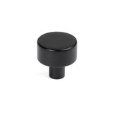From The Anvil - Matt Black Kelso Cabinet Knob - 25mm (No rose) | Sku. 50338 | Trade Door Handles.