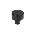 From The Anvil - Matt Black Kelso Cabinet Knob - 25mm (No rose) | Sku. 50338 | Trade Door Handles.