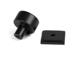 From The Anvil - Matt Black Kelso Cabinet Knob - 25mm (Square) | Sku. 50339 | Trade Door Handles.