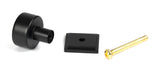 From The Anvil - Matt Black Kelso Cabinet Knob - 25mm (Square) | Sku. 50339 | Trade Door Handles.