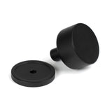 From The Anvil - Matt Black Kelso Cabinet Knob - 32mm (Plain) | Sku. 50340 | Trade Door Handles.