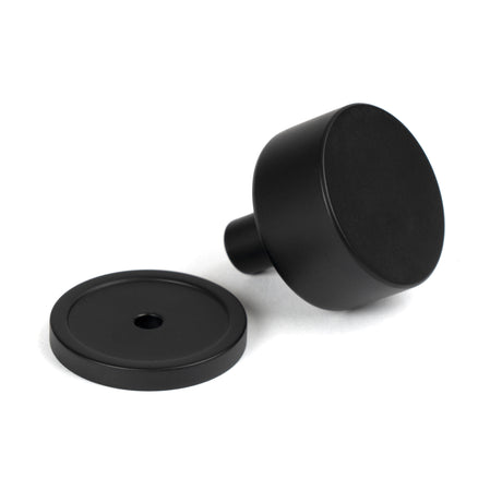From The Anvil - Matt Black Kelso Cabinet Knob - 32mm (Plain) | Sku. 50340 | Trade Door Handles.