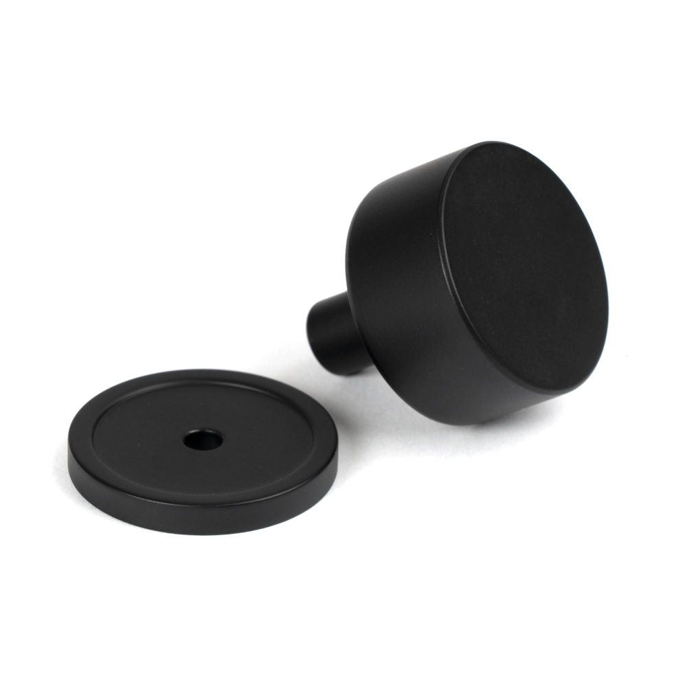 From The Anvil - Matt Black Kelso Cabinet Knob - 32mm (Plain) | Sku. 50340 | Trade Door Handles.