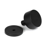 From The Anvil - Matt Black Kelso Cabinet Knob - 32mm (Plain) | Sku. 50340 | Trade Door Handles.