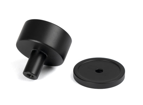 From The Anvil - Matt Black Kelso Cabinet Knob - 32mm (Plain) | Sku. 50340 | Trade Door Handles.