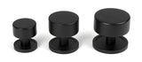 From The Anvil - Matt Black Kelso Cabinet Knob - 32mm (Plain) | Sku. 50340 | Trade Door Handles.