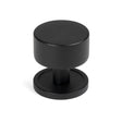 From The Anvil - Matt Black Kelso Cabinet Knob - 32mm (Plain) | Sku. 50340 | Trade Door Handles.