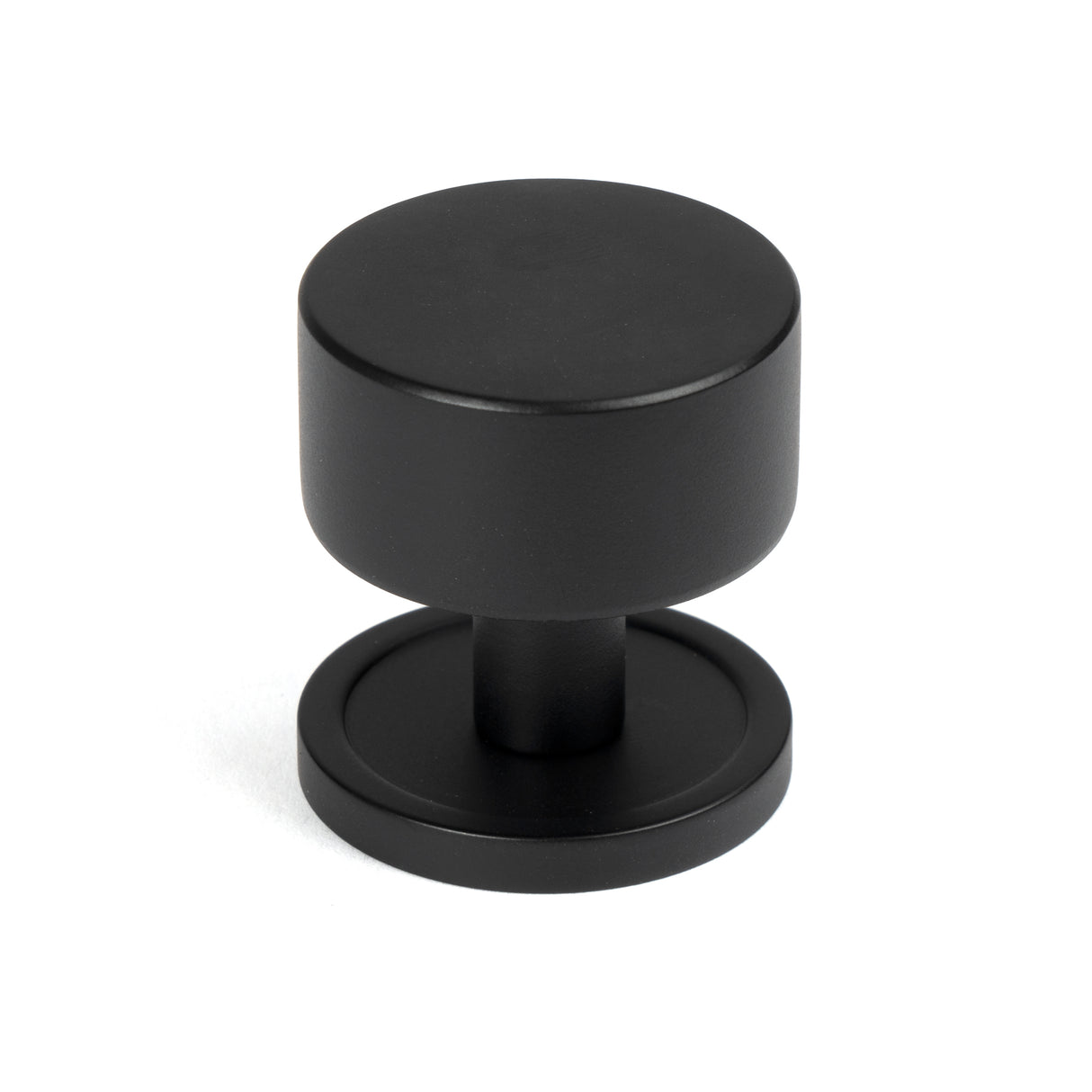 From The Anvil - Matt Black Kelso Cabinet Knob - 32mm (Plain) | Sku. 50340 | Trade Door Handles.