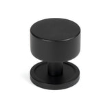 From The Anvil - Matt Black Kelso Cabinet Knob - 32mm (Plain) | Sku. 50340 | Trade Door Handles.