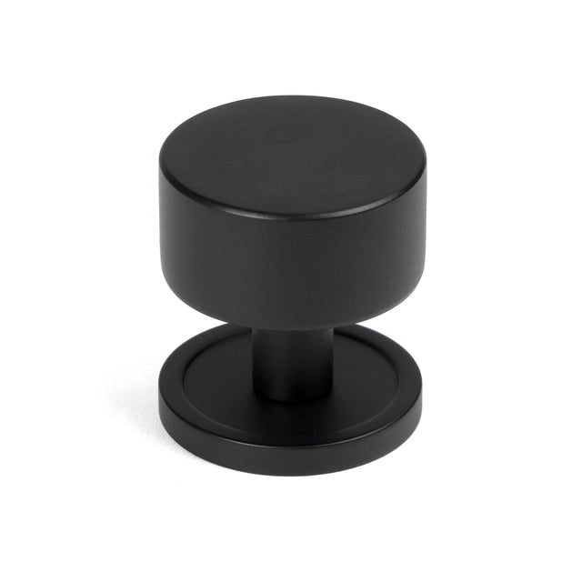 From The Anvil - Matt Black Kelso Cabinet Knob - 32mm (Plain) | Sku. 50340 | Trade Door Handles.