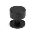 From The Anvil - Matt Black Kelso Cabinet Knob - 32mm (Plain) | Sku. 50340 | Trade Door Handles.