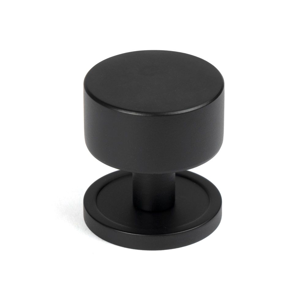 From The Anvil - Matt Black Kelso Cabinet Knob - 32mm (Plain) | Sku. 50340 | Trade Door Handles.
