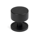 From The Anvil - Matt Black Kelso Cabinet Knob - 32mm (Plain) | Sku. 50340 | Trade Door Handles.