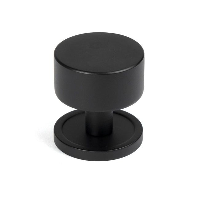 From The Anvil - Matt Black Kelso Cabinet Knob - 32mm (Plain) | Sku. 50340 | Trade Door Handles.