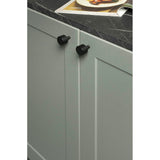 From The Anvil - Matt Black Kelso Cabinet Knob - 32mm (No rose) | Sku. 50341 | Trade Door Handles.