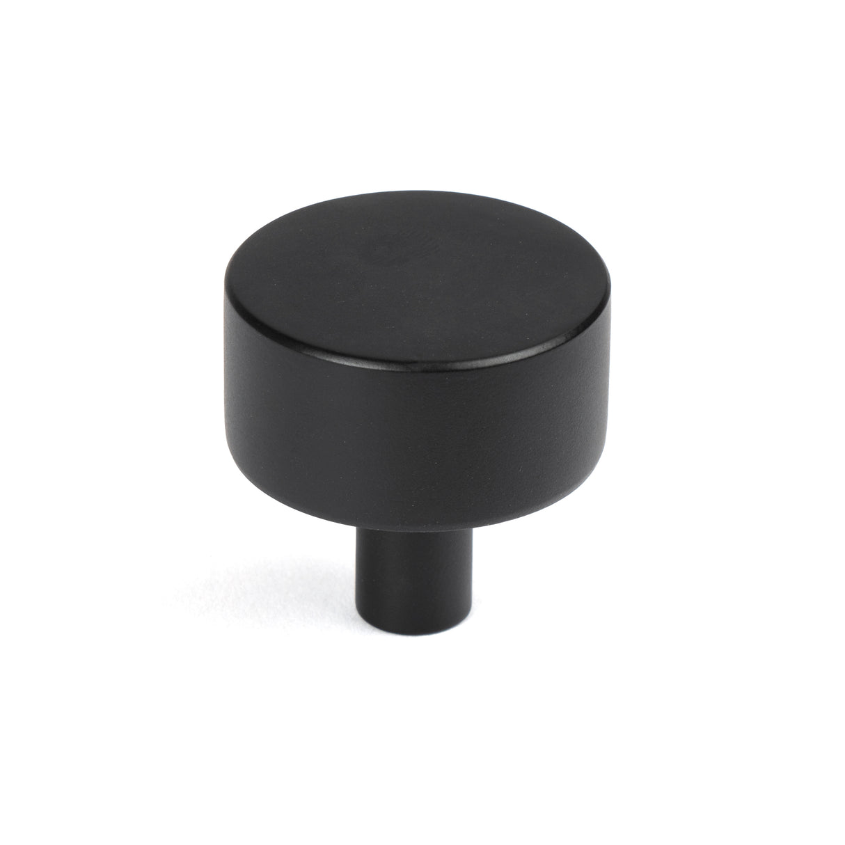 From The Anvil - Matt Black Kelso Cabinet Knob - 32mm (No rose) | Sku. 50341 | Trade Door Handles.