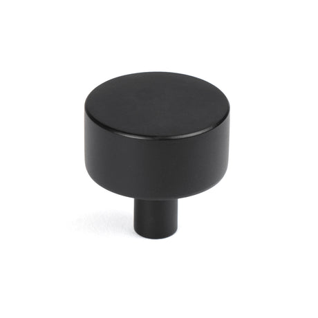 From The Anvil - Matt Black Kelso Cabinet Knob - 32mm (No rose) | Sku. 50341 | Trade Door Handles.