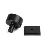 From The Anvil - Matt Black Kelso Cabinet Knob - 32mm (Square) | Sku. 50342 | Trade Door Handles.