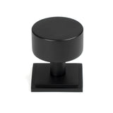 From The Anvil - Matt Black Kelso Cabinet Knob - 32mm (Square) | Sku. 50342 | Trade Door Handles.