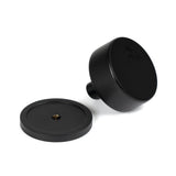 From The Anvil - Matt Black Kelso Cabinet Knob - 38mm (Plain) | Sku. 50343 | Trade Door Handles.