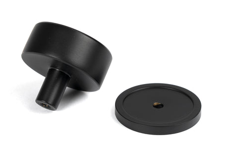 From The Anvil - Matt Black Kelso Cabinet Knob - 38mm (Plain) | Sku. 50343 | Trade Door Handles.