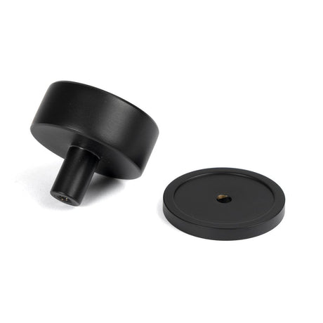 From The Anvil - Matt Black Kelso Cabinet Knob - 38mm (Plain) | Sku. 50343 | Trade Door Handles.