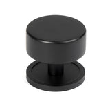 From The Anvil - Matt Black Kelso Cabinet Knob - 38mm (Plain) | Sku. 50343 | Trade Door Handles.