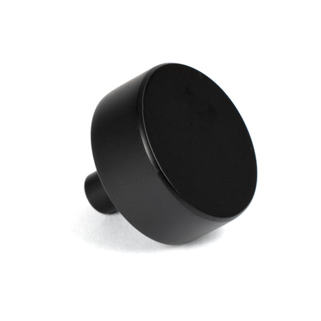 From The Anvil - Matt Black Kelso Cabinet Knob - 38mm (No rose) | Sku. 50344 | Trade Door Handles.