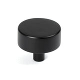 From The Anvil - Matt Black Kelso Cabinet Knob - 38mm (No rose) | Sku. 50344 | Trade Door Handles.