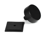 From The Anvil - Matt Black Kelso Cabinet Knob - 38mm (Square) | Sku. 50345 | Trade Door Handles.