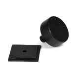 From The Anvil - Matt Black Kelso Cabinet Knob - 38mm (Square) | Sku. 50345 | Trade Door Handles.