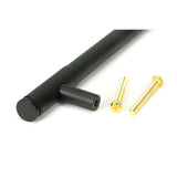 From The Anvil - Matt Black Kelso Pull Handle - Medium | Sku. 50347 | Trade Door Handles.
