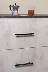 From The Anvil - Matt Black Kelso Pull Handle - Medium | Sku. 50347 | Trade Door Handles.
