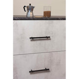 From The Anvil - Matt Black Kelso Pull Handle - Medium | Sku. 50347 | Trade Door Handles.