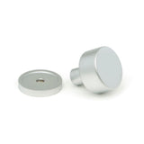 From The Anvil - Satin Chrome Kelso Cabinet Knob - 25mm (Plain) | Sku. 50349 | Trade Door Handles.