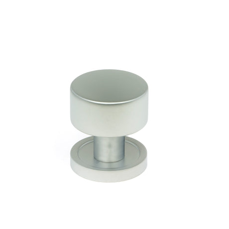From The Anvil - Satin Chrome Kelso Cabinet Knob - 25mm (Plain) | Sku. 50349 | Trade Door Handles.