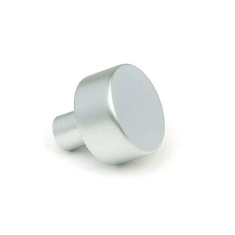 From The Anvil - Satin Chrome Kelso Cabinet Knob - 25mm (No rose) | Sku. 50350 | Trade Door Handles.