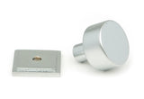 From The Anvil - Satin Chrome Kelso Cabinet Knob - 25mm (Square) | Sku. 50351 | Trade Door Handles.
