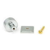From The Anvil - Satin Chrome Kelso Cabinet Knob - 25mm (Square) | Sku. 50351 | Trade Door Handles.