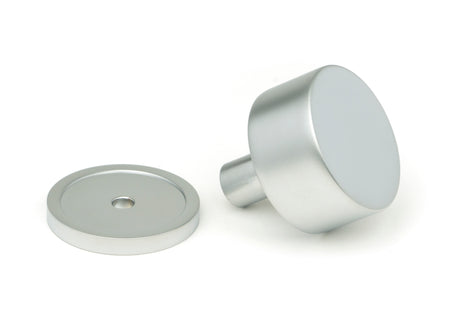 From The Anvil - Satin Chrome Kelso Cabinet Knob - 32mm (Plain) | Sku. 50352 | Trade Door Handles.