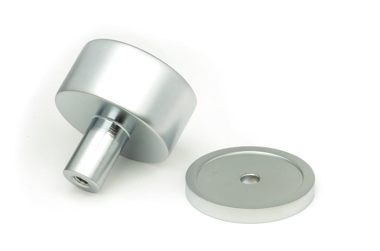 From The Anvil - Satin Chrome Kelso Cabinet Knob - 32mm (Plain) | Sku. 50352 | Trade Door Handles.