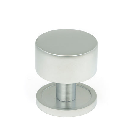 From The Anvil - Satin Chrome Kelso Cabinet Knob - 32mm (Plain) | Sku. 50352 | Trade Door Handles.