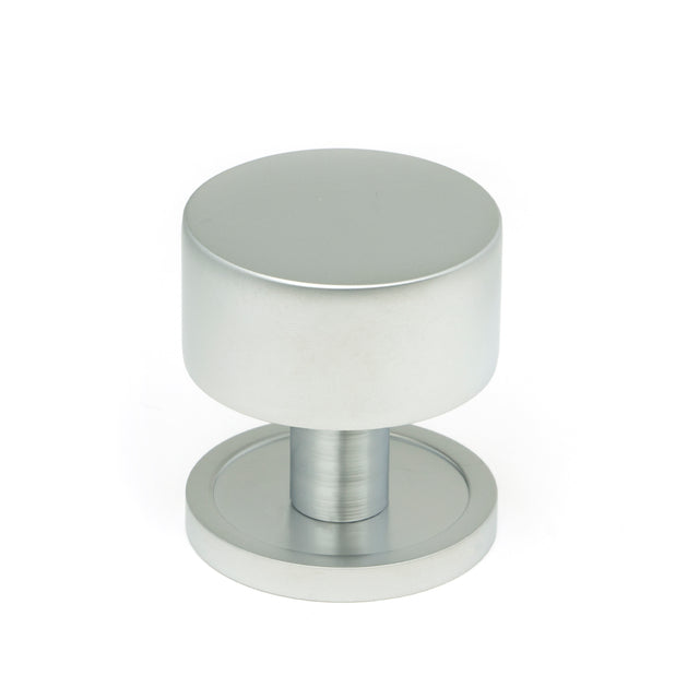 From The Anvil - Satin Chrome Kelso Cabinet Knob - 32mm (Plain) | Sku. 50352 | Trade Door Handles.