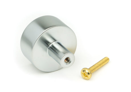 From The Anvil - Satin Chrome Kelso Cabinet Knob - 32mm (No rose) | Sku. 50353 | Trade Door Handles.