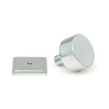 From The Anvil - Satin Chrome Kelso Cabinet Knob - 32mm (Square) | Sku. 50354 | Trade Door Handles.