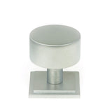 From The Anvil - Satin Chrome Kelso Cabinet Knob - 32mm (Square) | Sku. 50354 | Trade Door Handles.