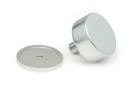 From The Anvil - Satin Chrome Kelso Cabinet Knob - 38mm (Plain) | Sku. 50355 | Trade Door Handles.