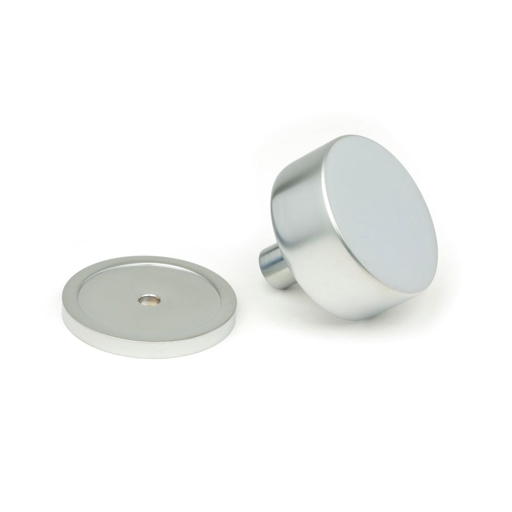 From The Anvil - Satin Chrome Kelso Cabinet Knob - 38mm (Plain) | Sku. 50355 | Trade Door Handles.
